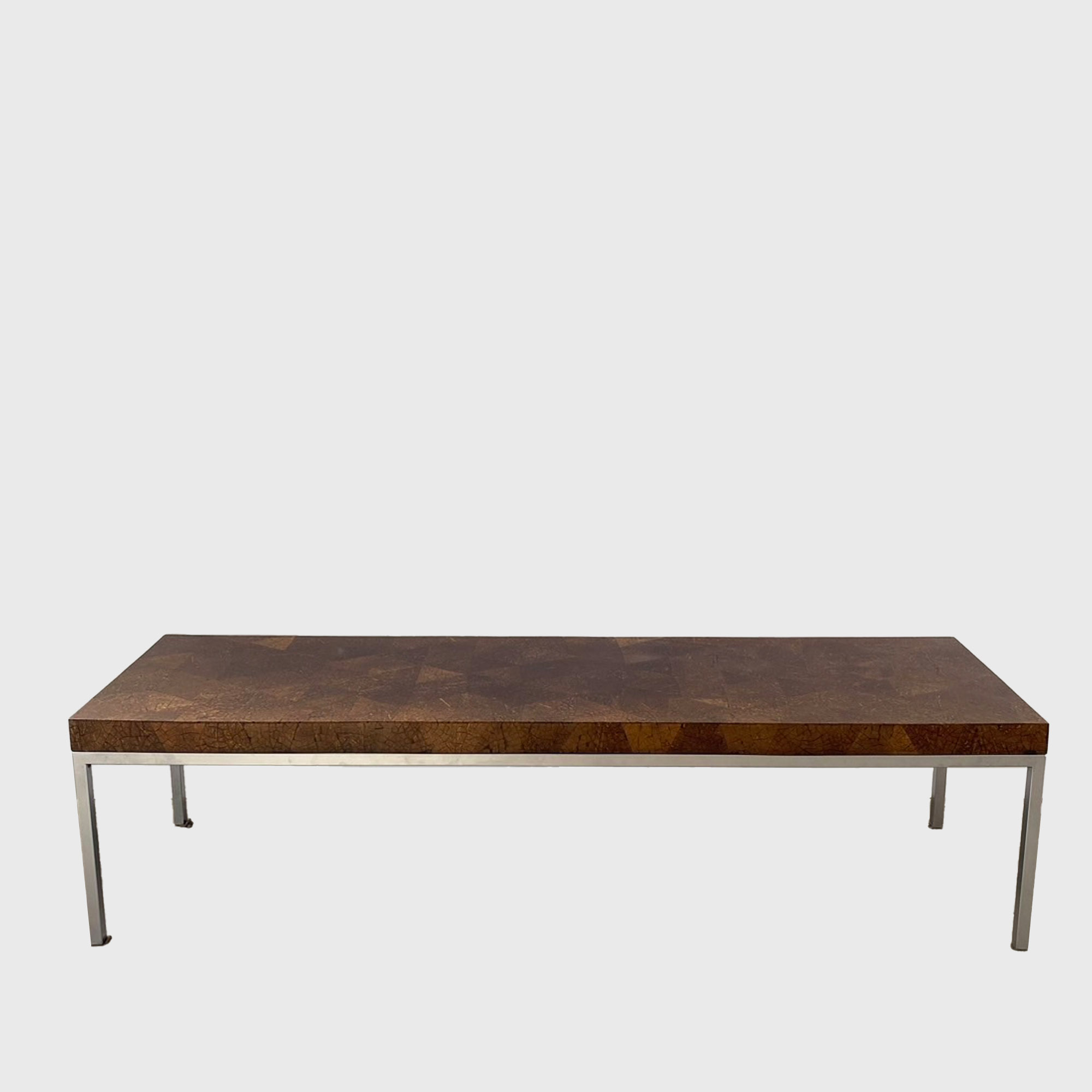 coconut hunk resin low table