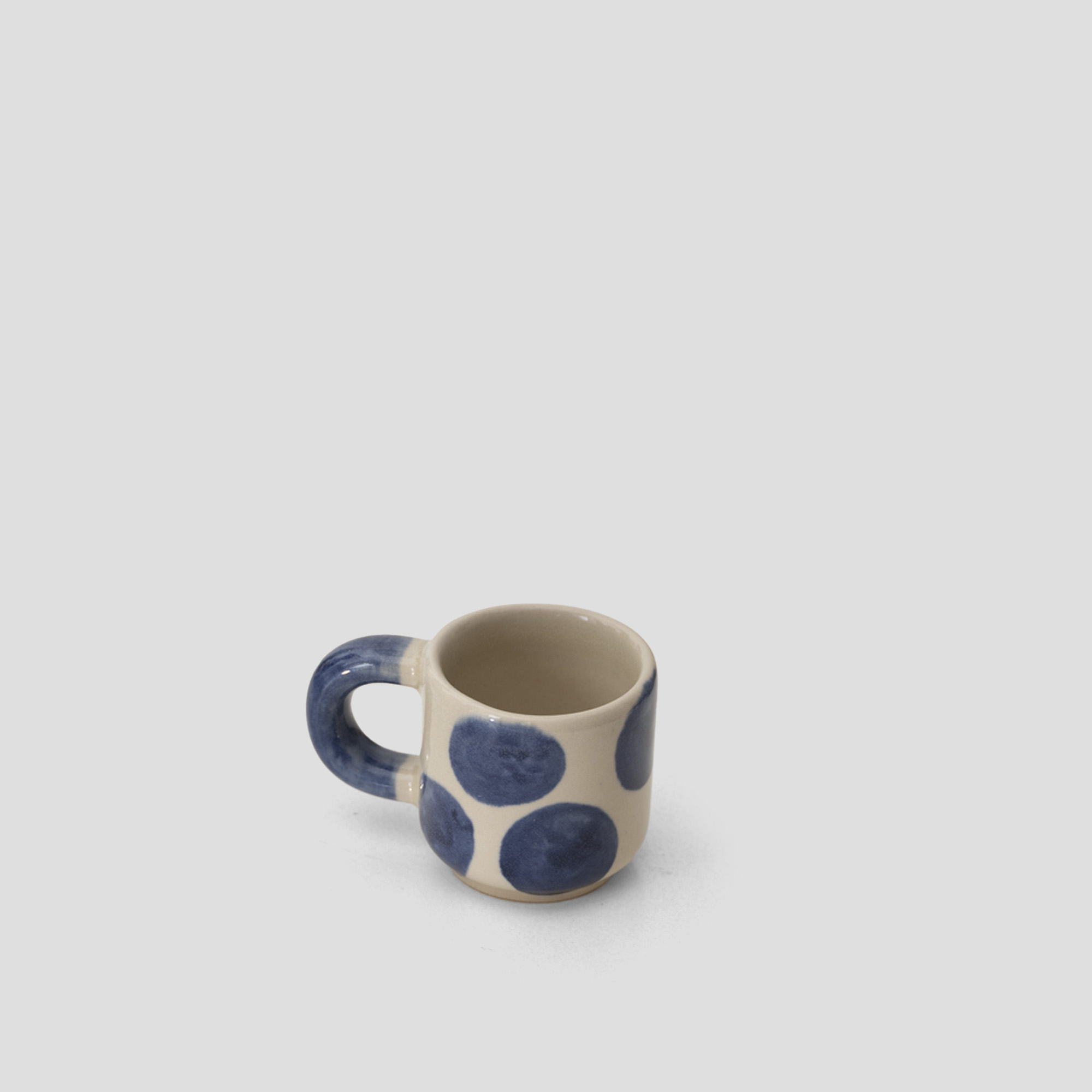 blue dot mug mini