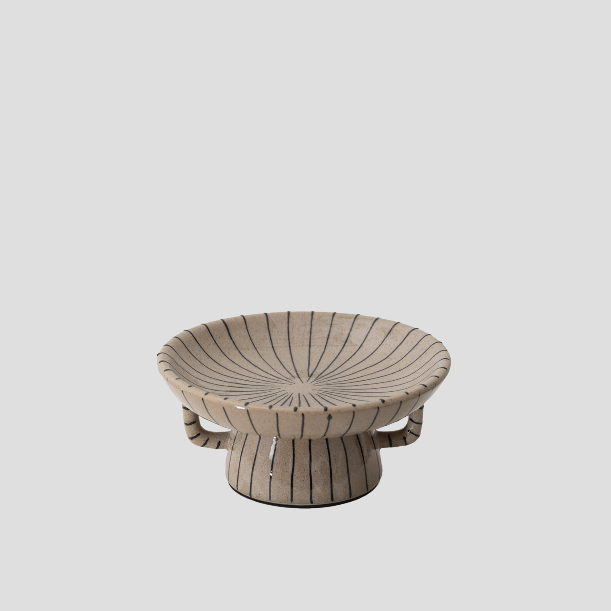 beige stripe tray base