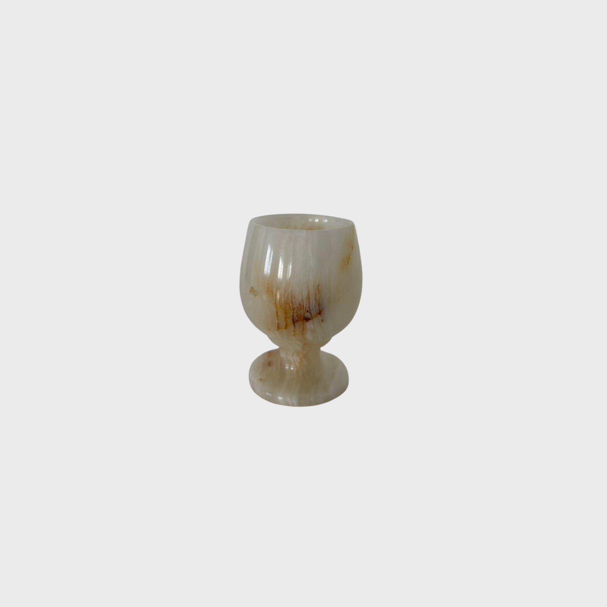 white onyx mini goblet