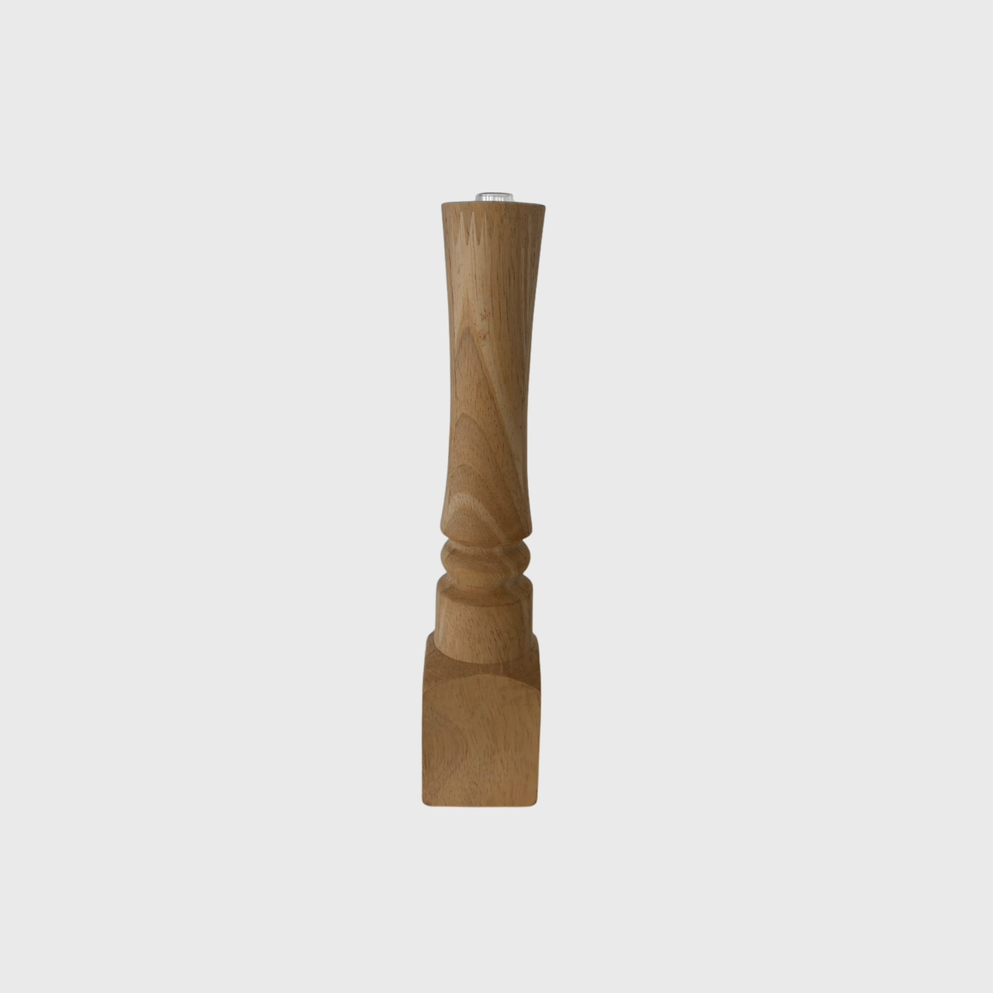 wooden turned vase