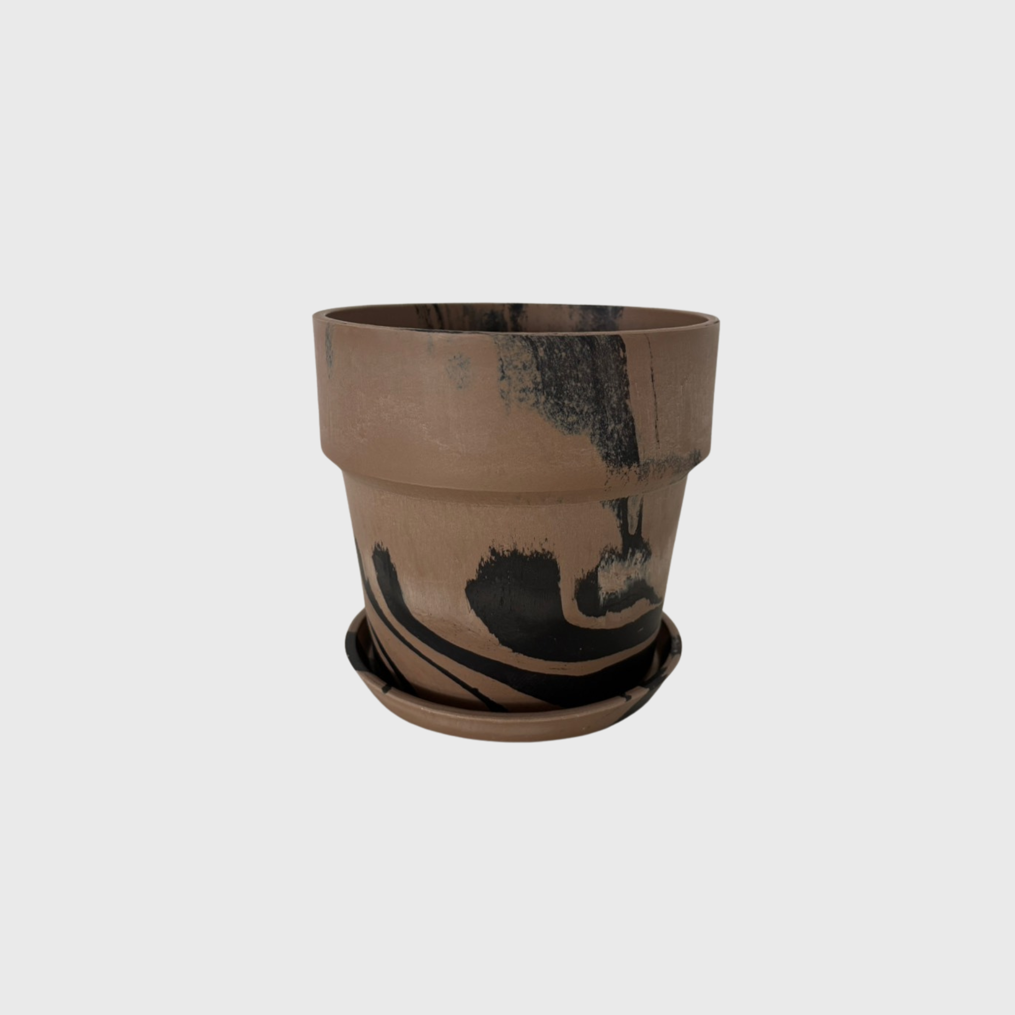 Posh Living marble charcoal pot
