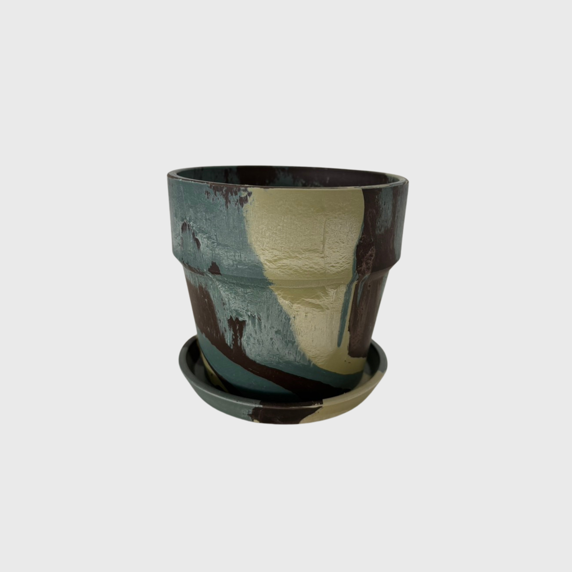 Posh Living marble blue pot