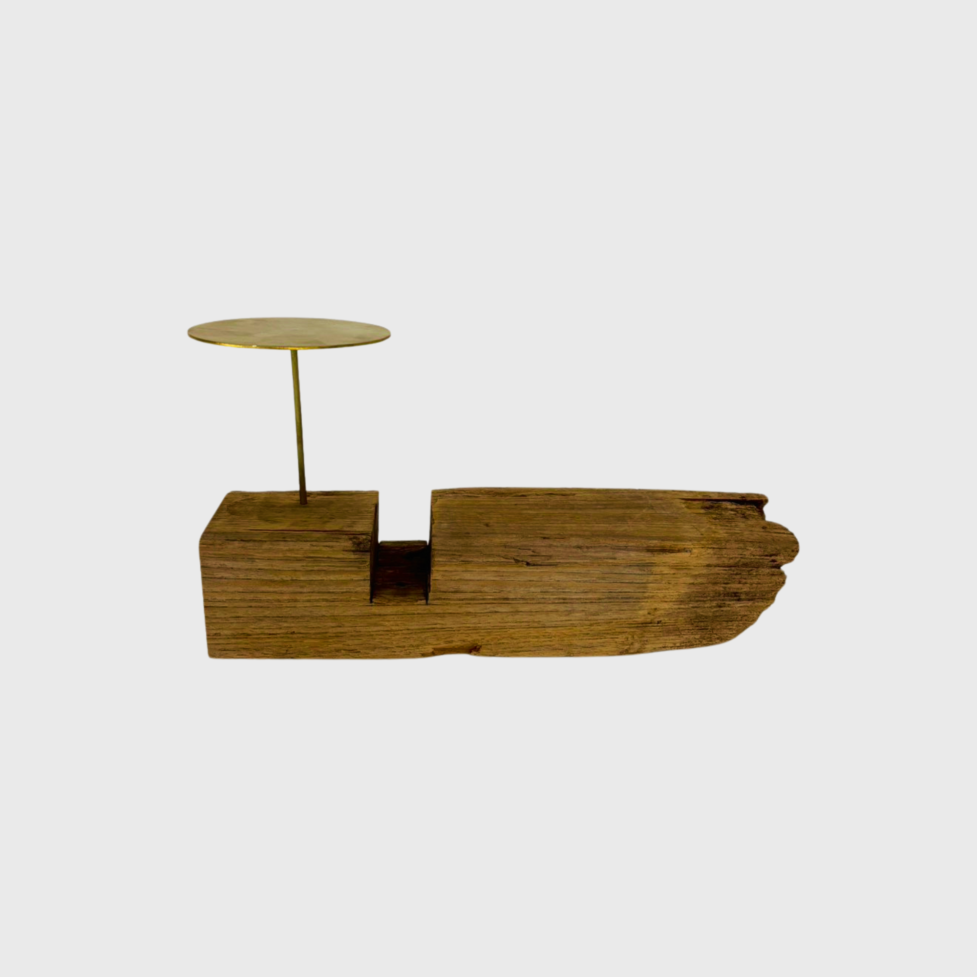 reclaimed wood accessory stand
