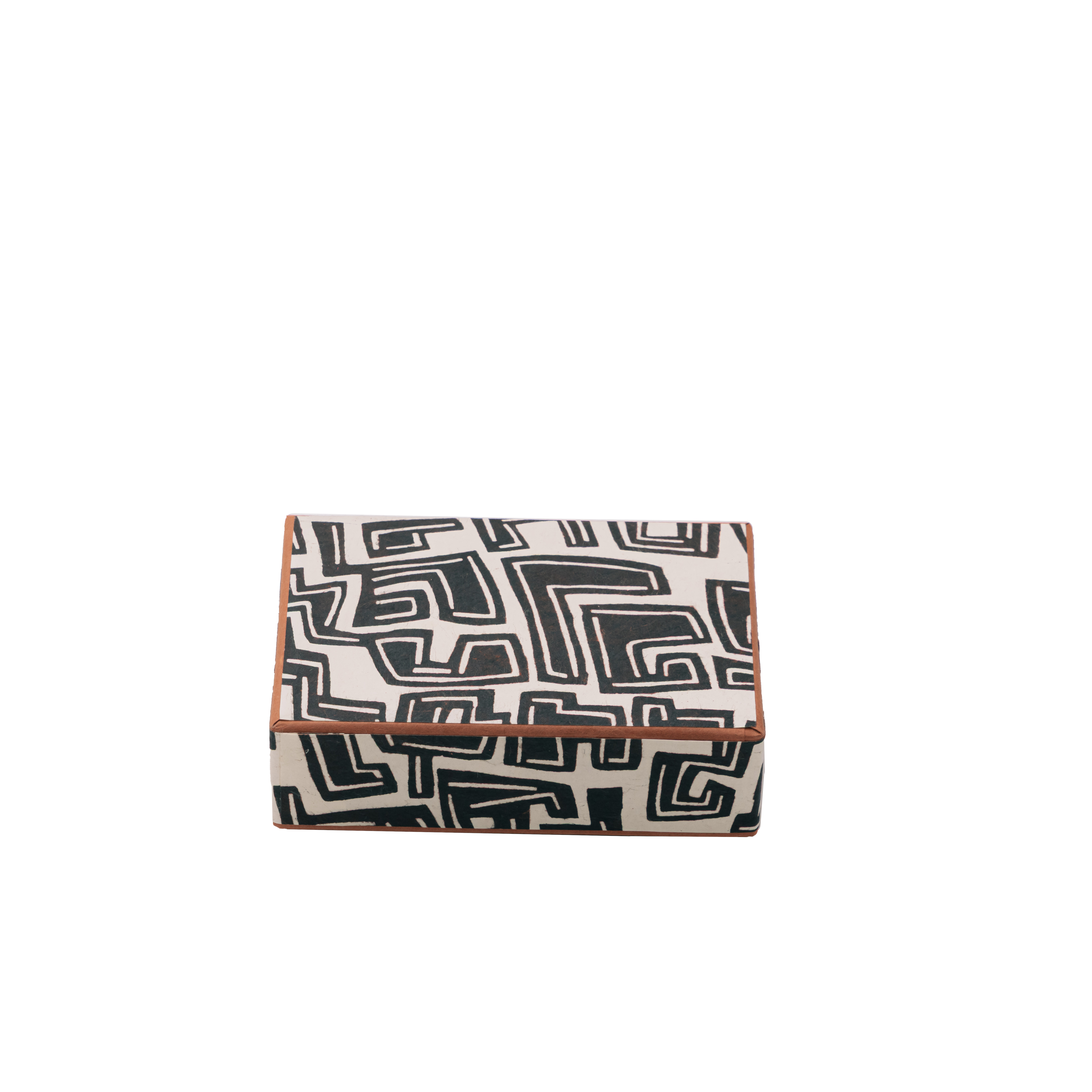 brown 和紙 pattern box
