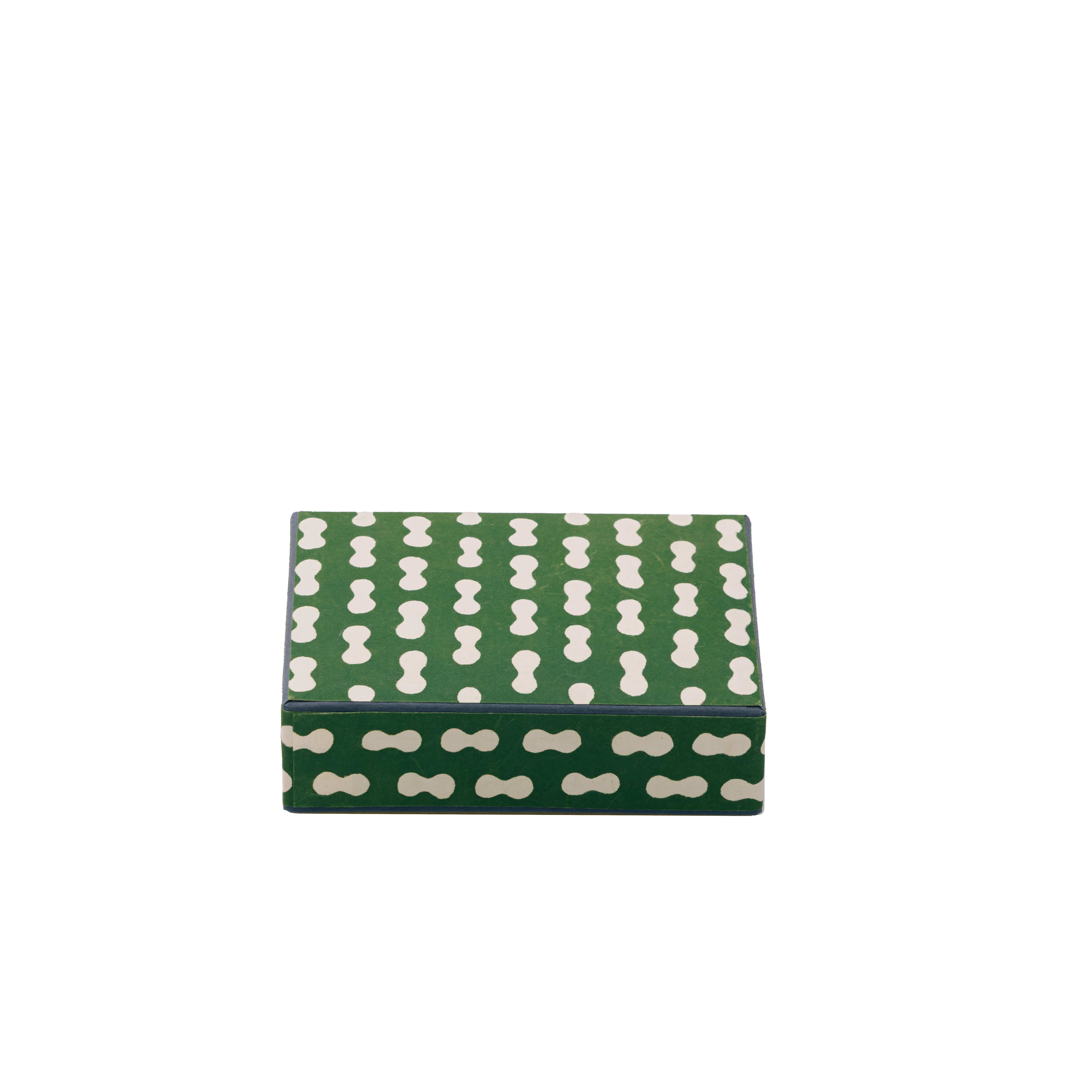 green 和紙 pattern box