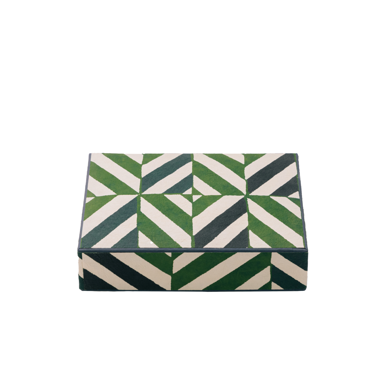 green 和紙 pattern box