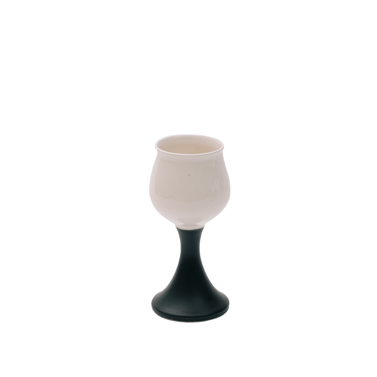 ivory & black twotone cup