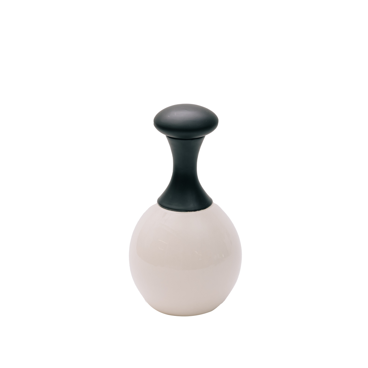 ivory & black twotone pitcher