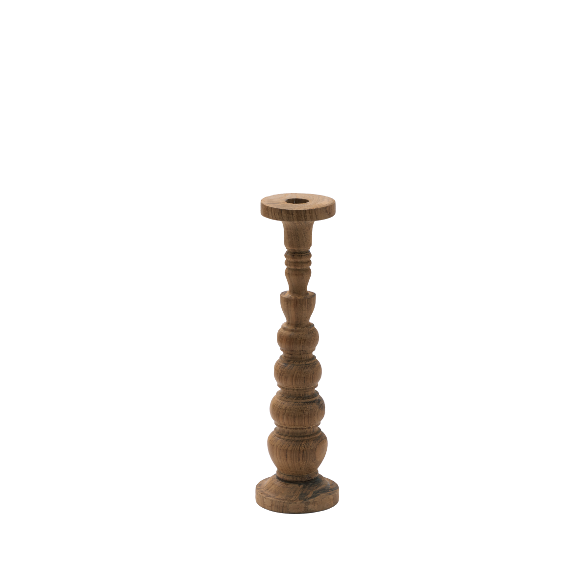 PENA wood candle holder L