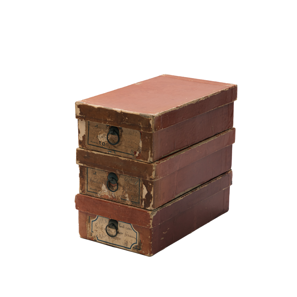 antique red pepar box