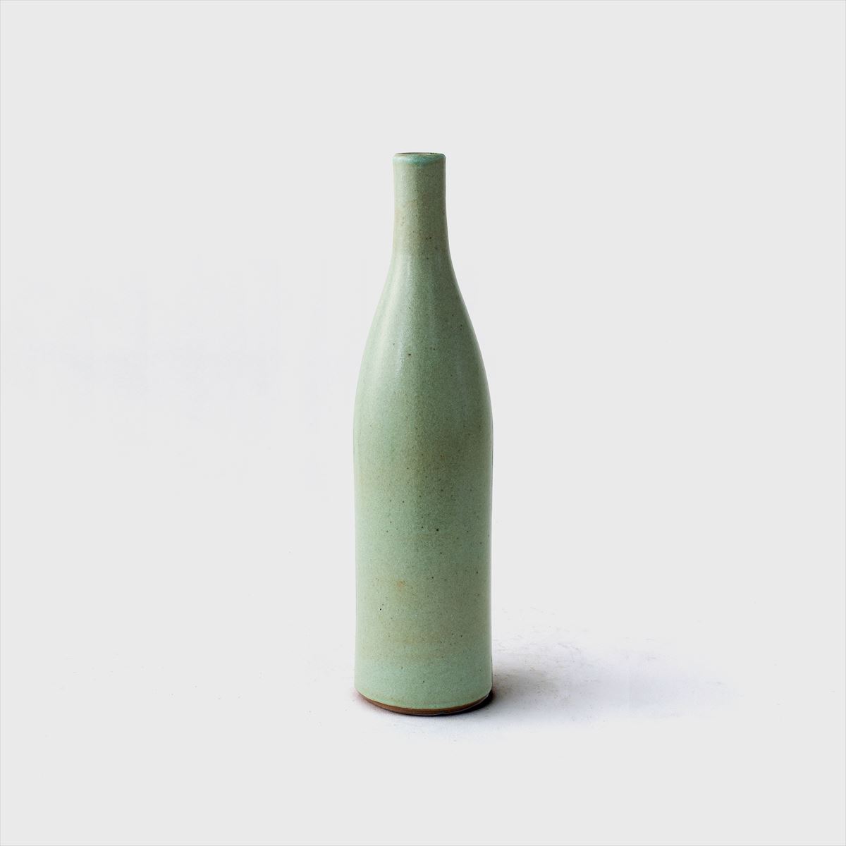 green flower vase