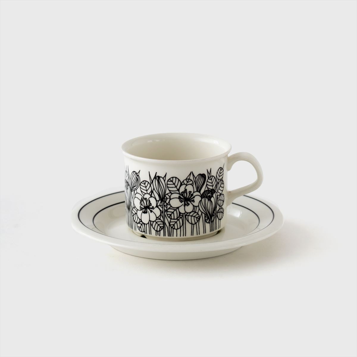 antiques cup and saucer(flower)