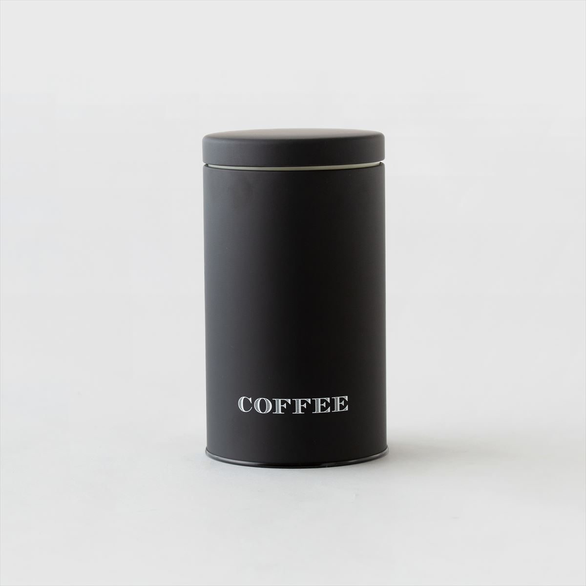 black coffee canister