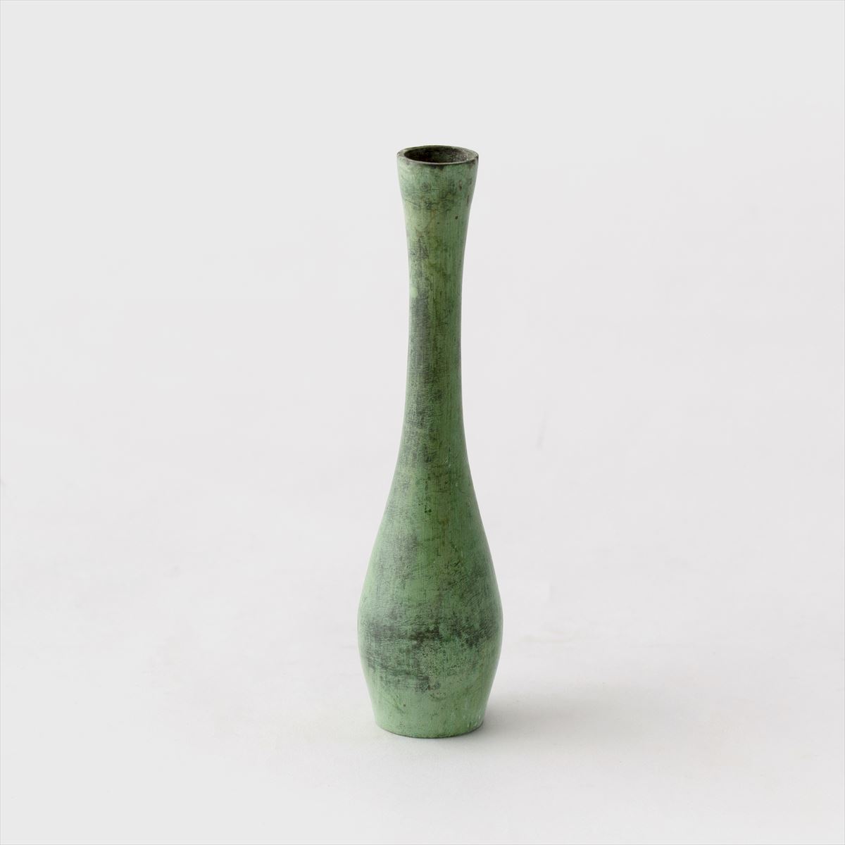 single green flower vase