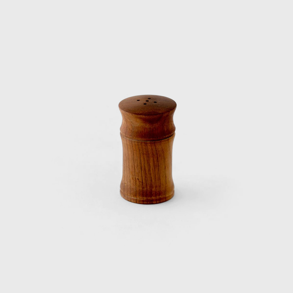 wood spice pot