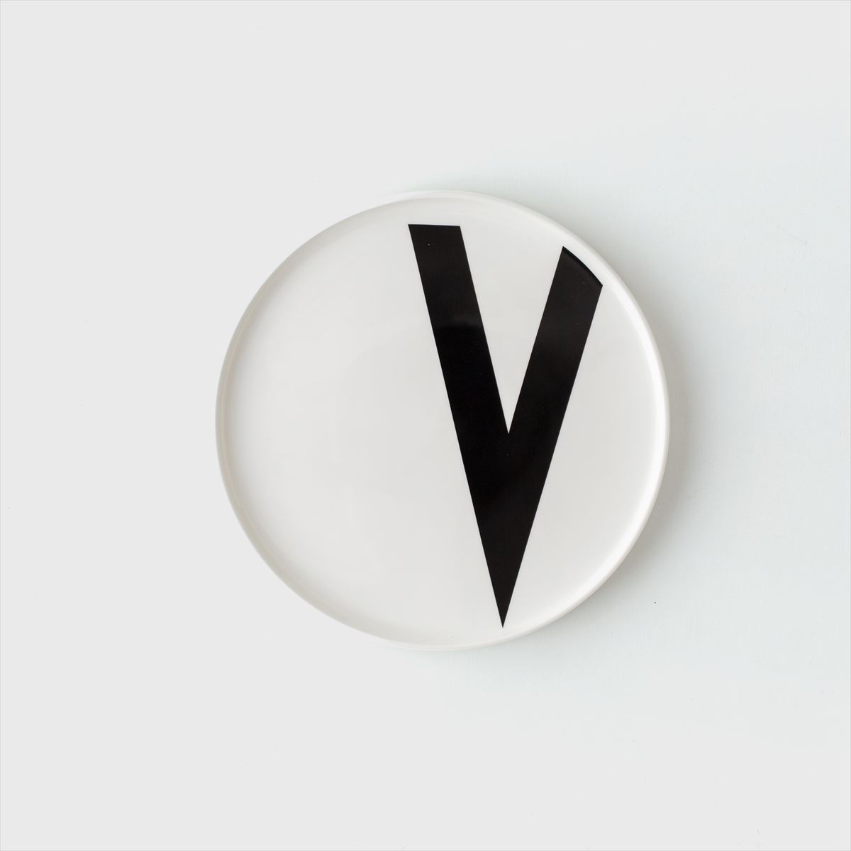 Arne  Jacobsen”V” design letters plate