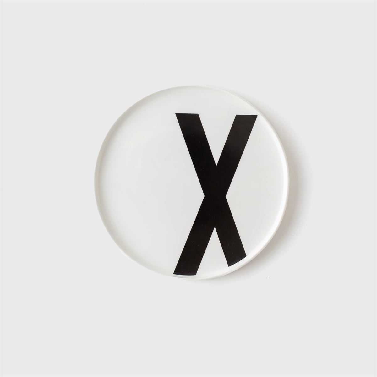 Arne  Jacobsen”X” design letters plate