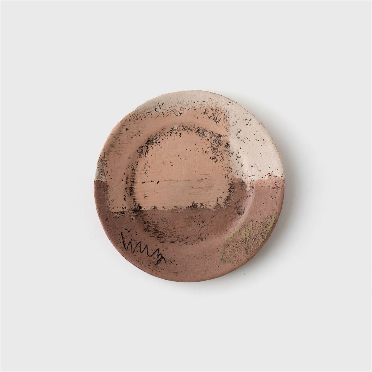 pink two tone
round plate