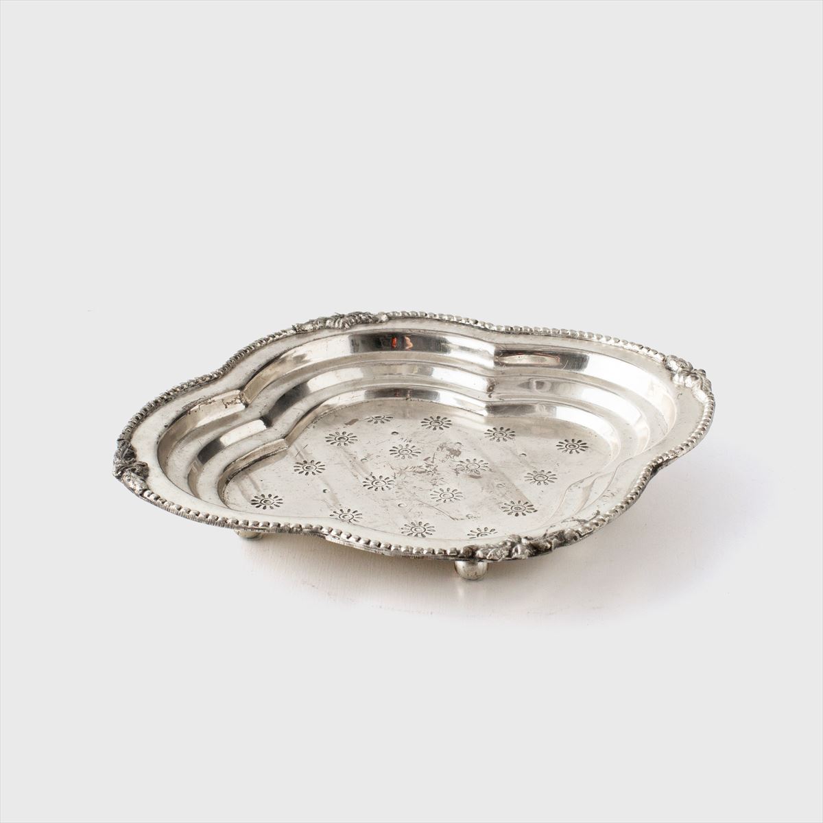 silver tray