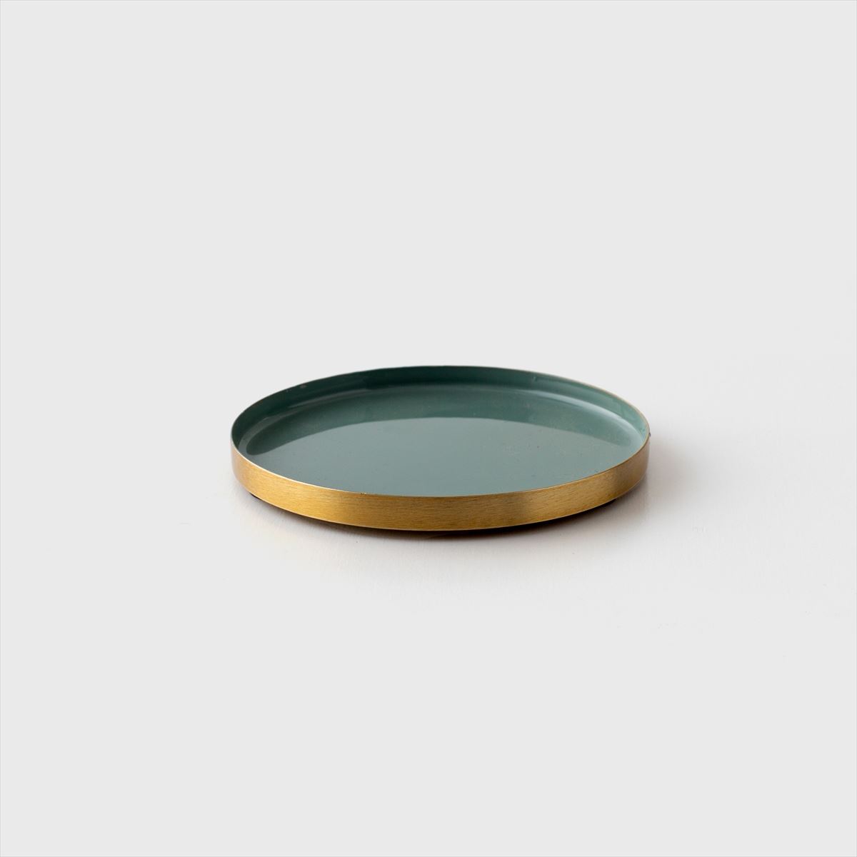 green two tone
round mini plate