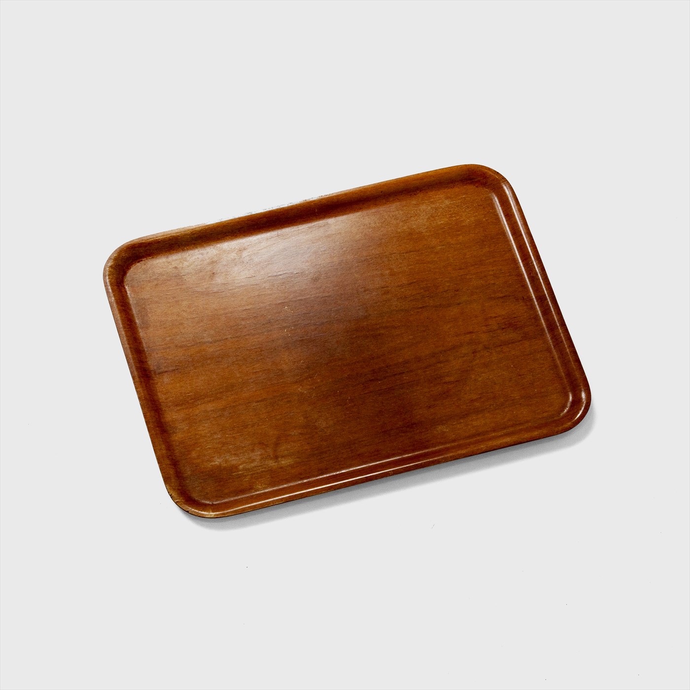 wood square tray