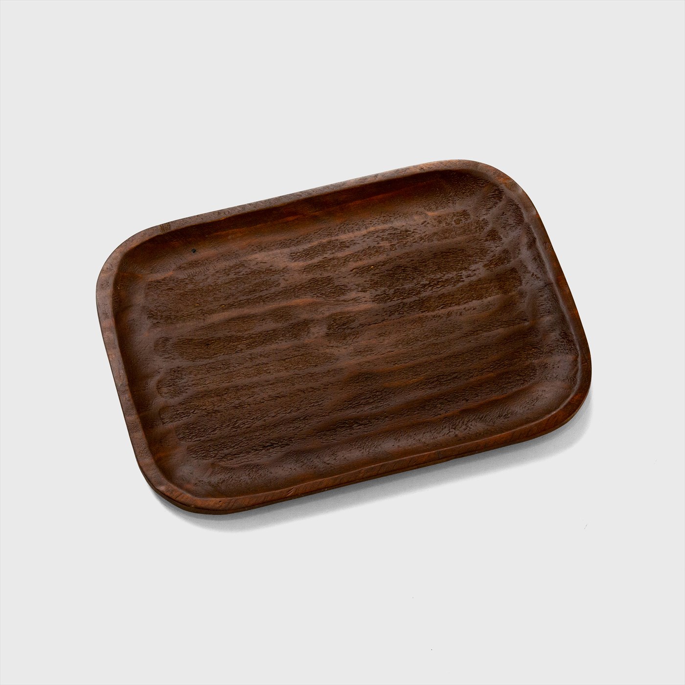 wood square tray