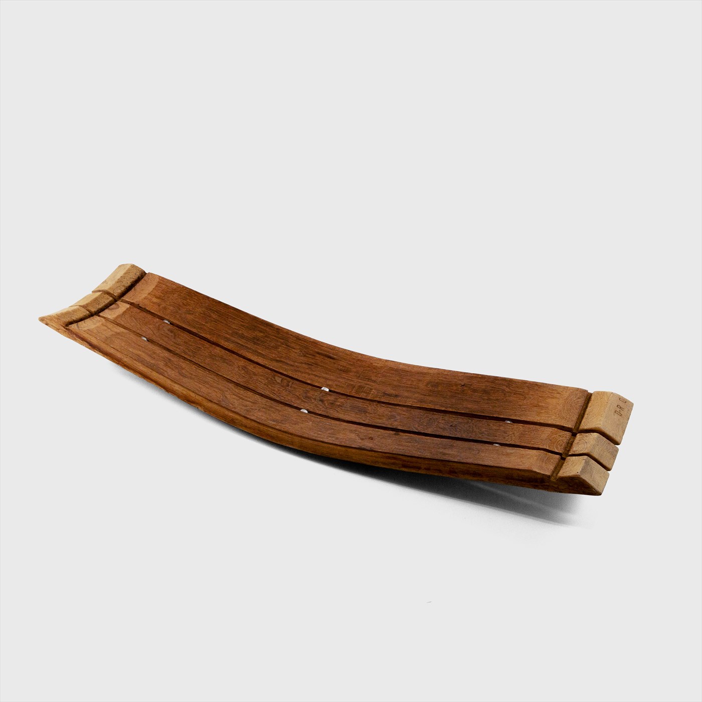 boat shape wood tray