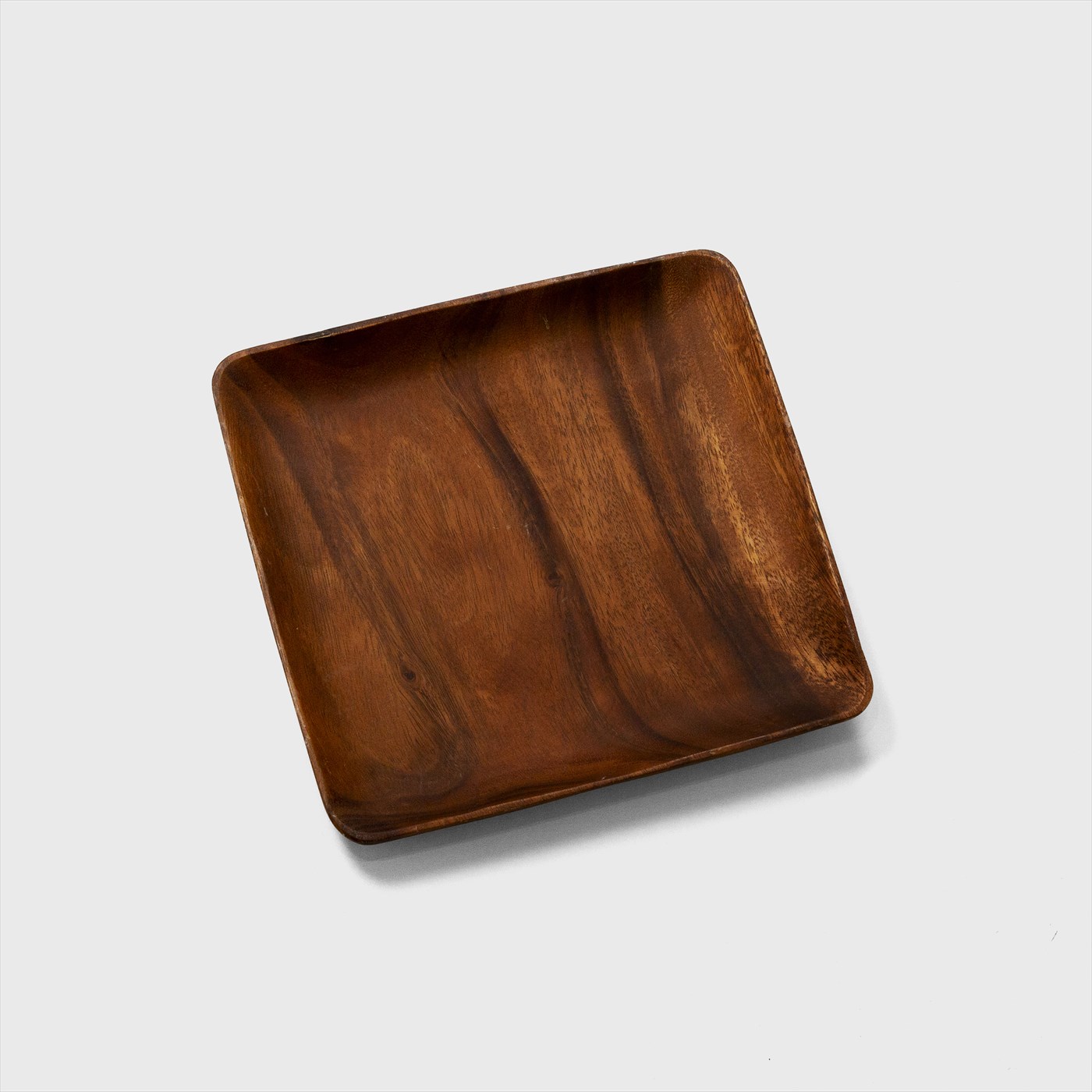 wood square plate