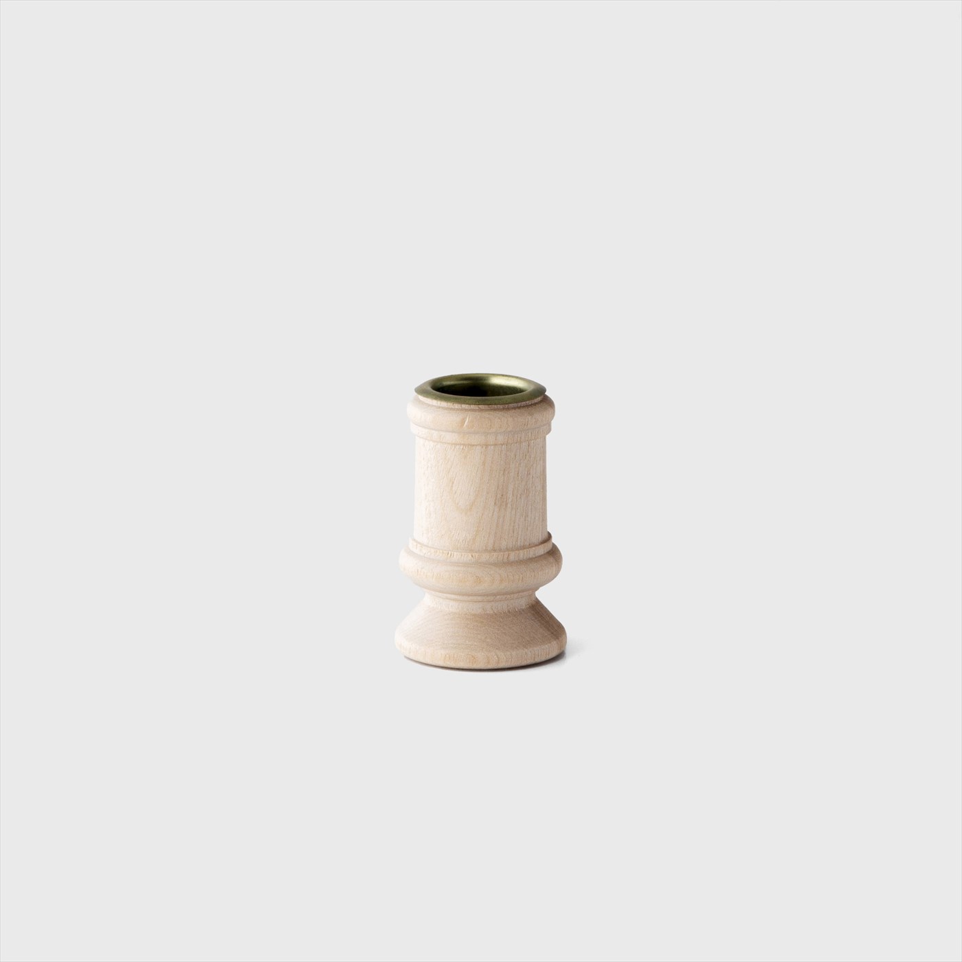 wood candle cup