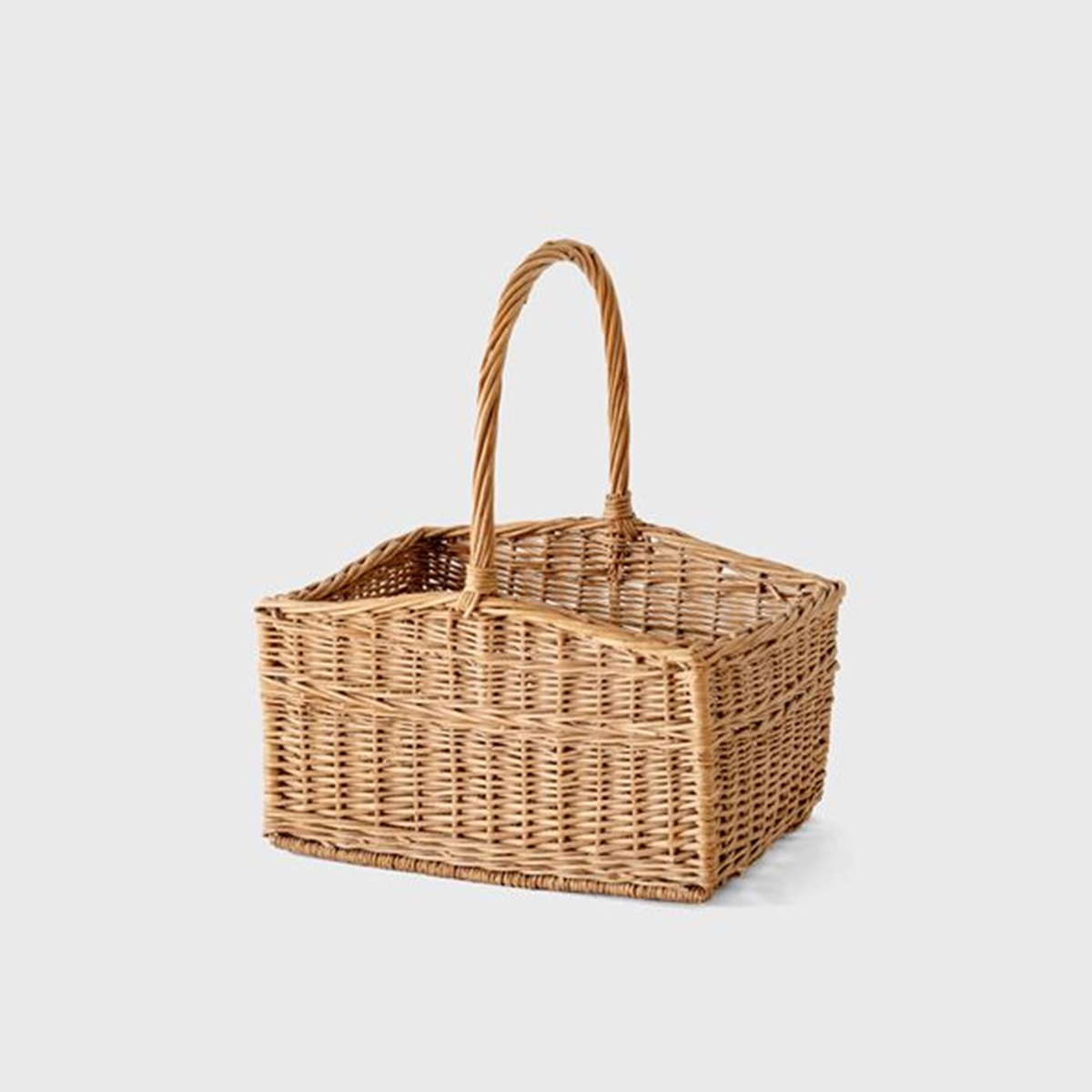 one handle ratten basket