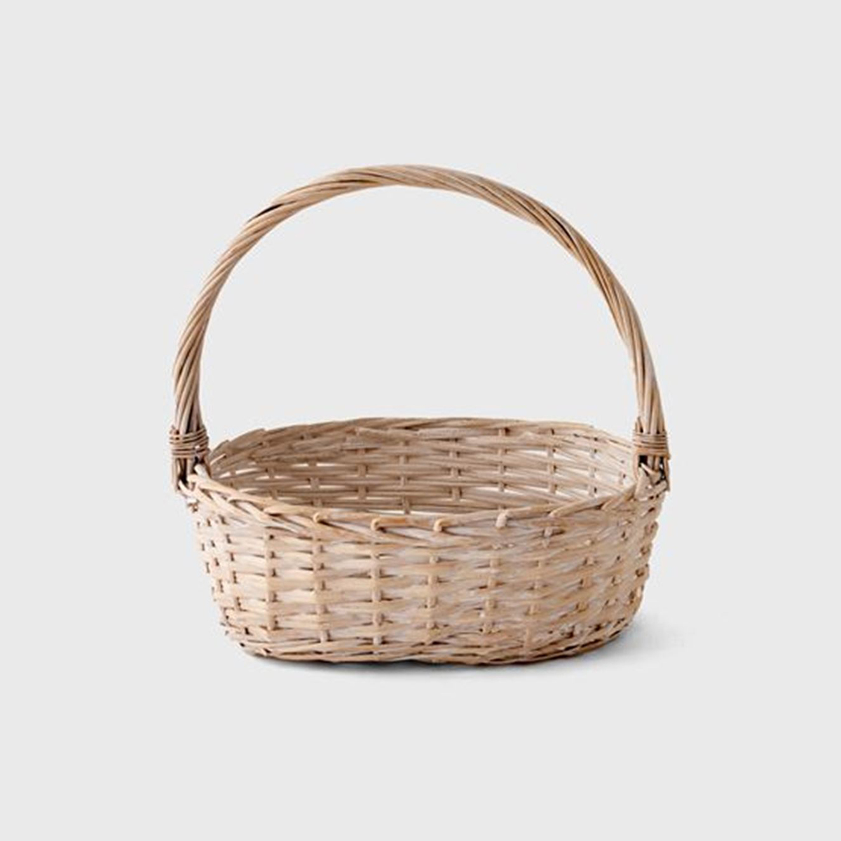 one handle ratten basket