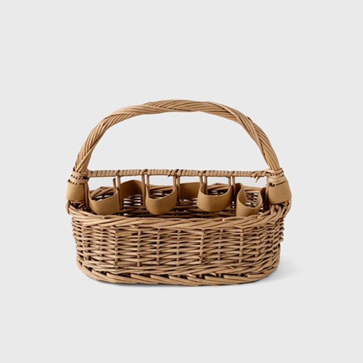 one handle ratten basket