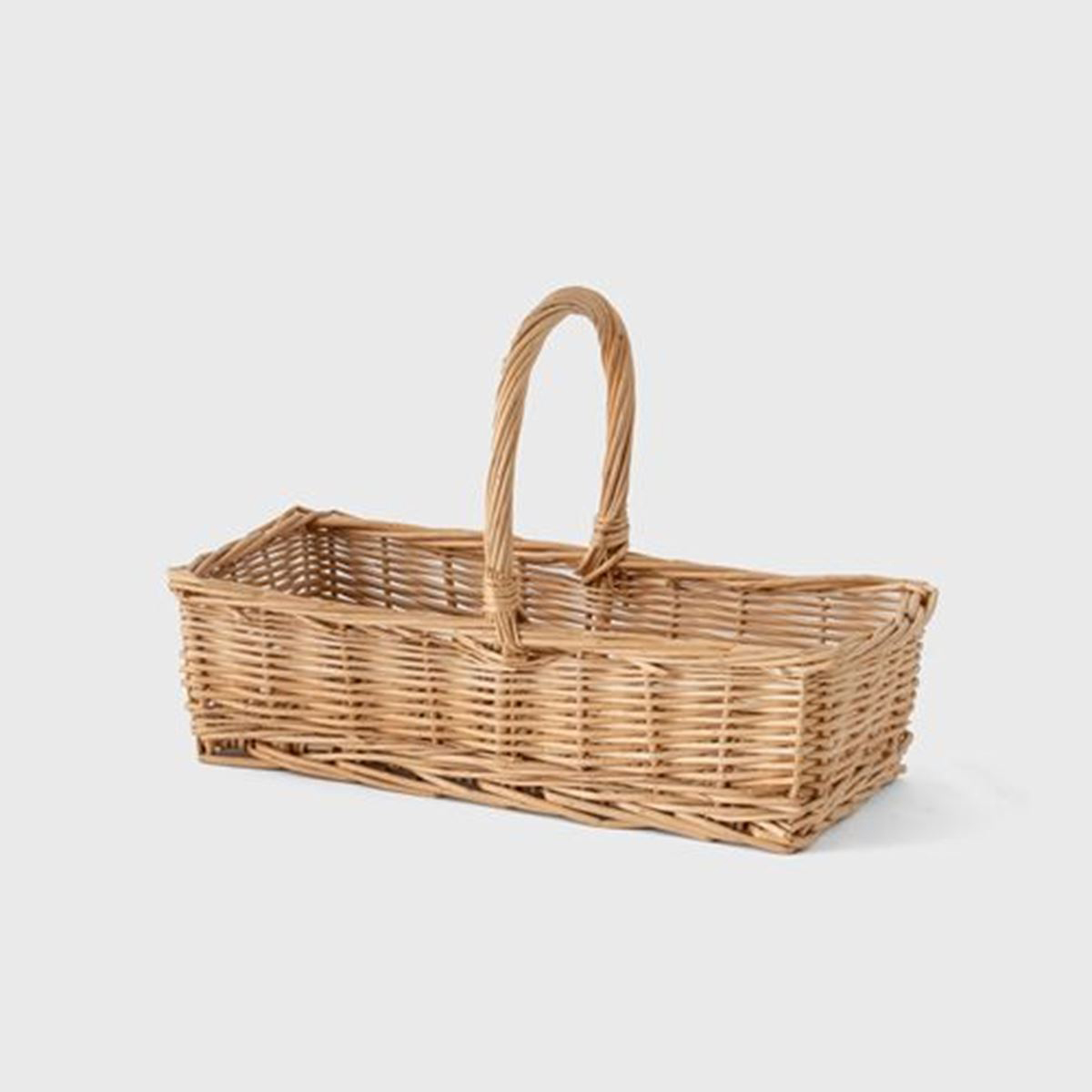 one handle ratten basket