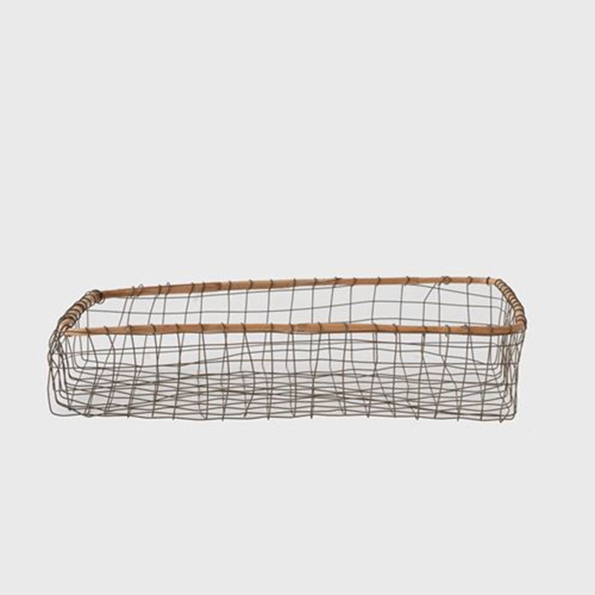 wire square basket