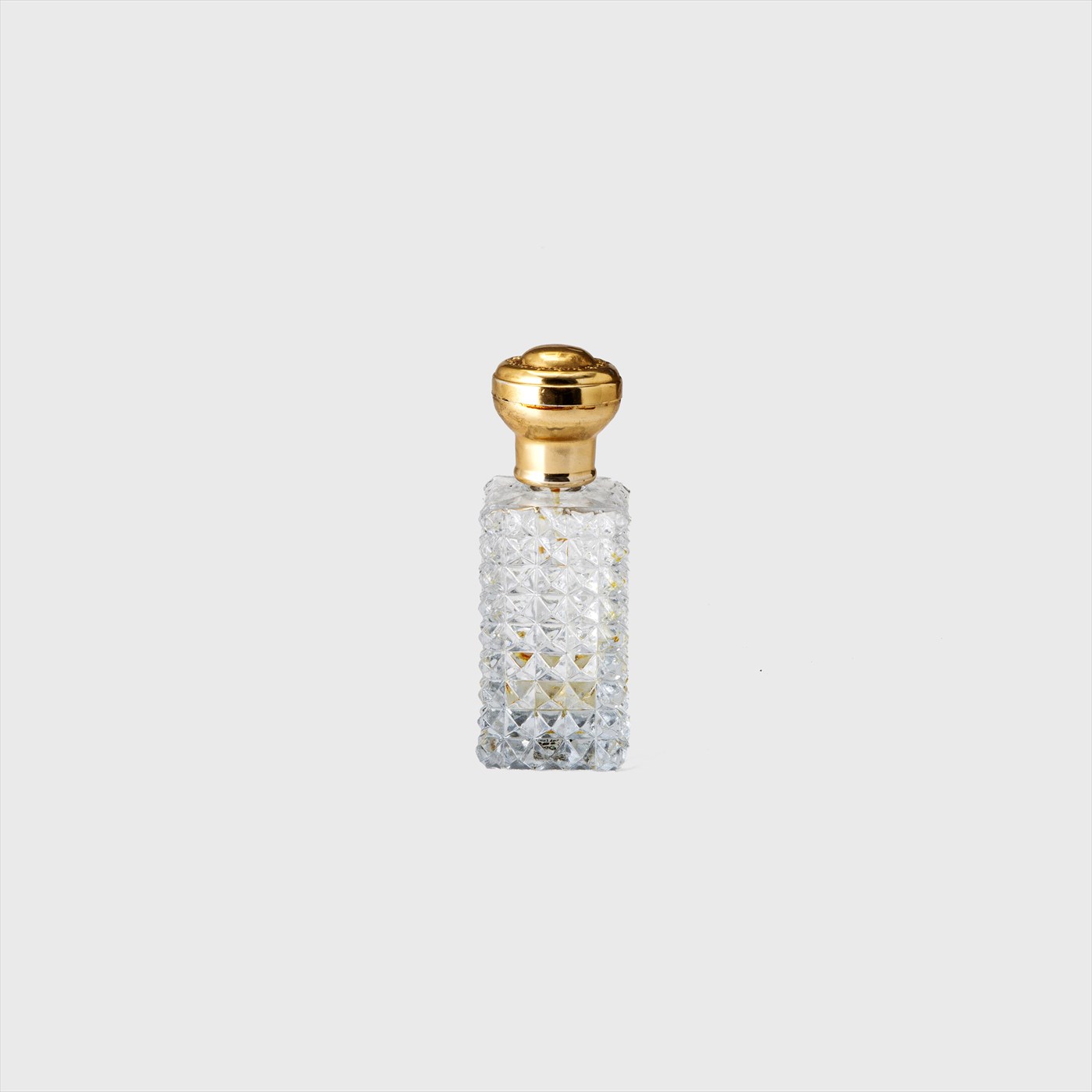 square glass bottle