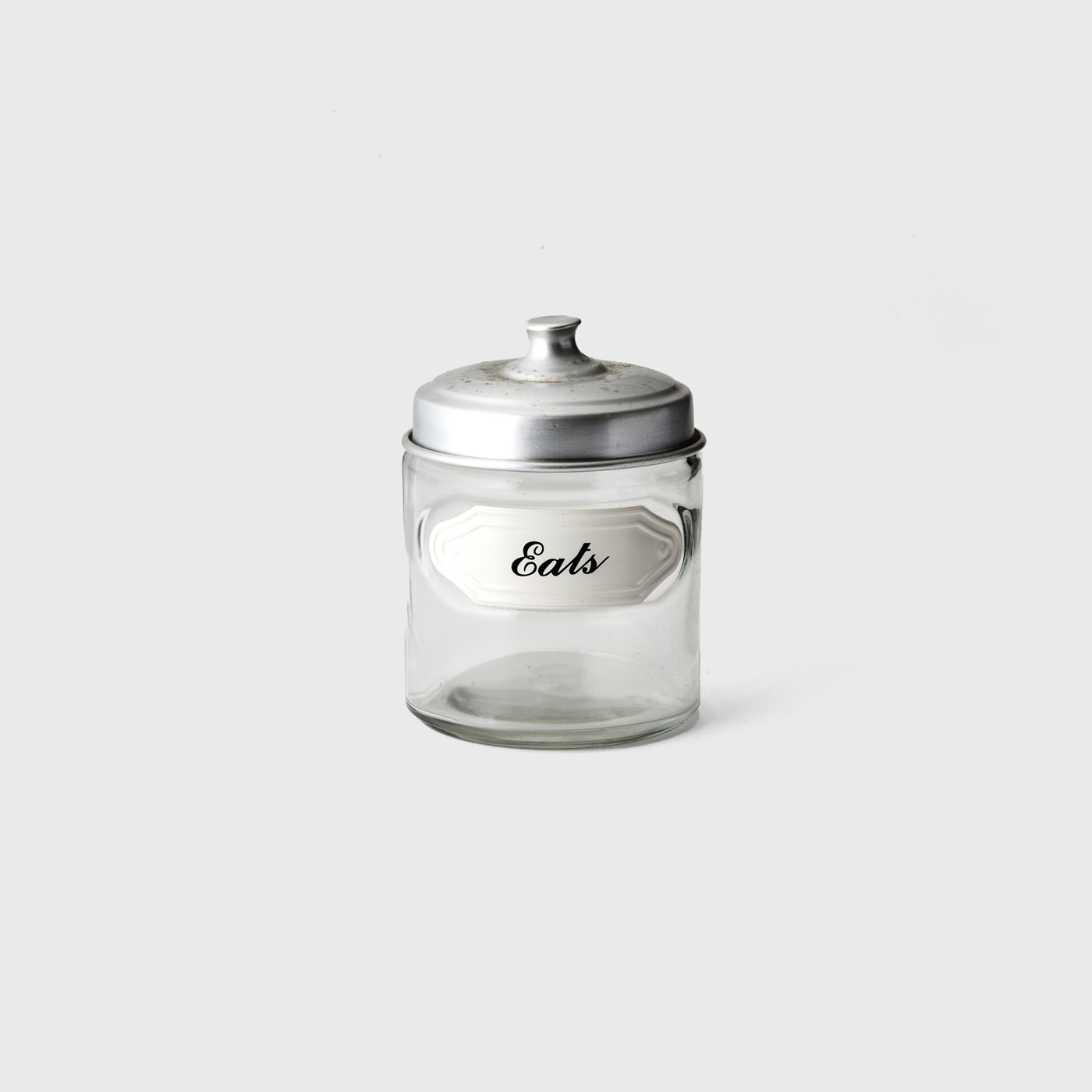 Eats glass cap jar