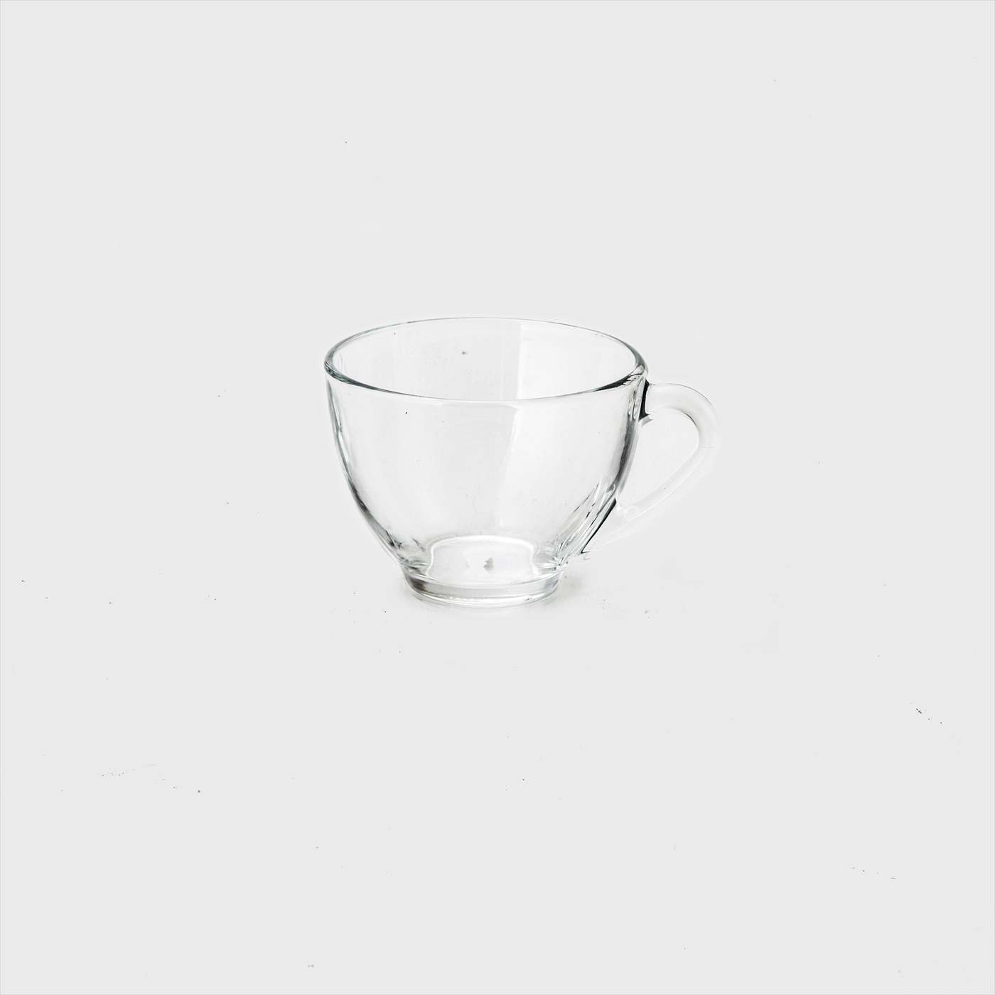 plane glass cup