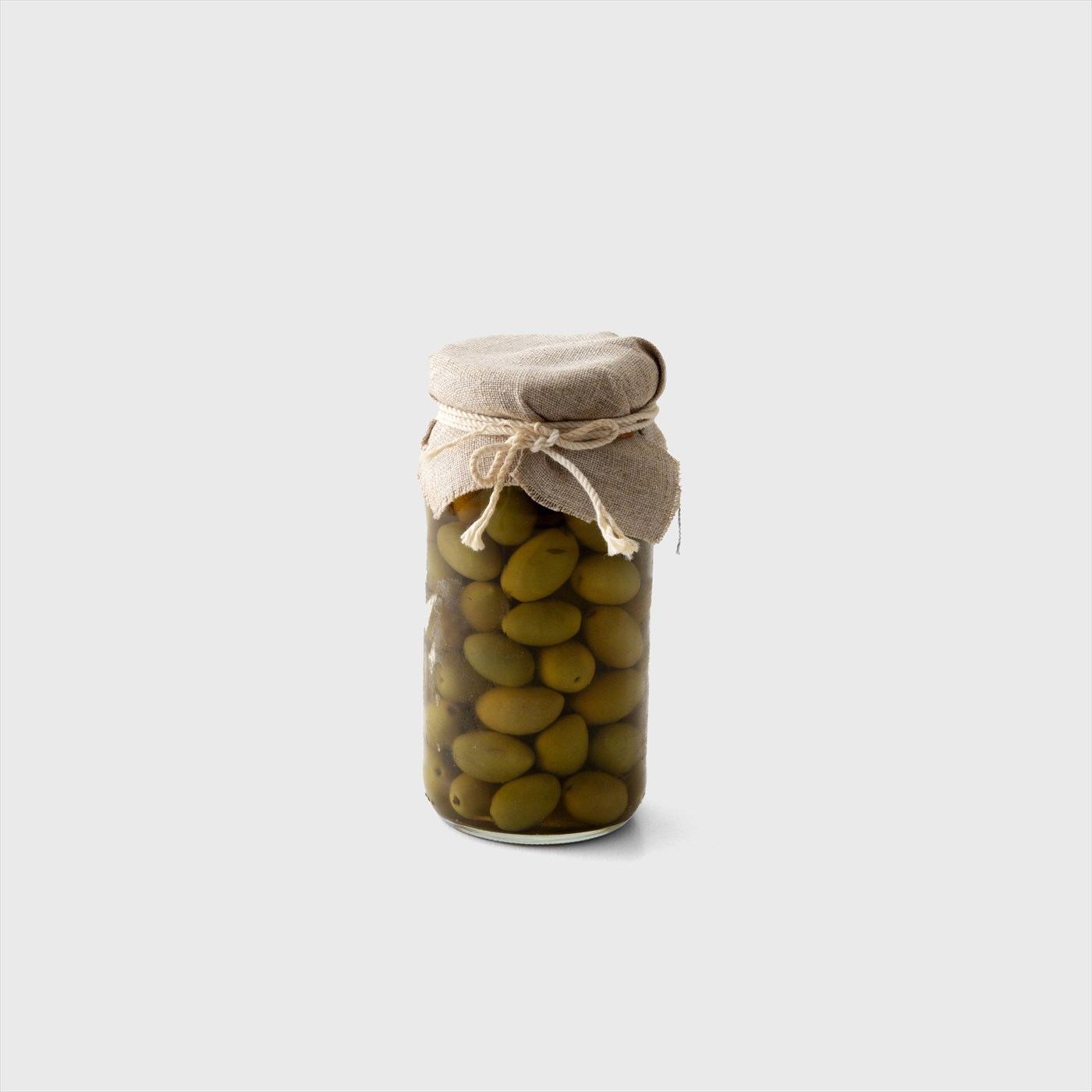 green olives bottle