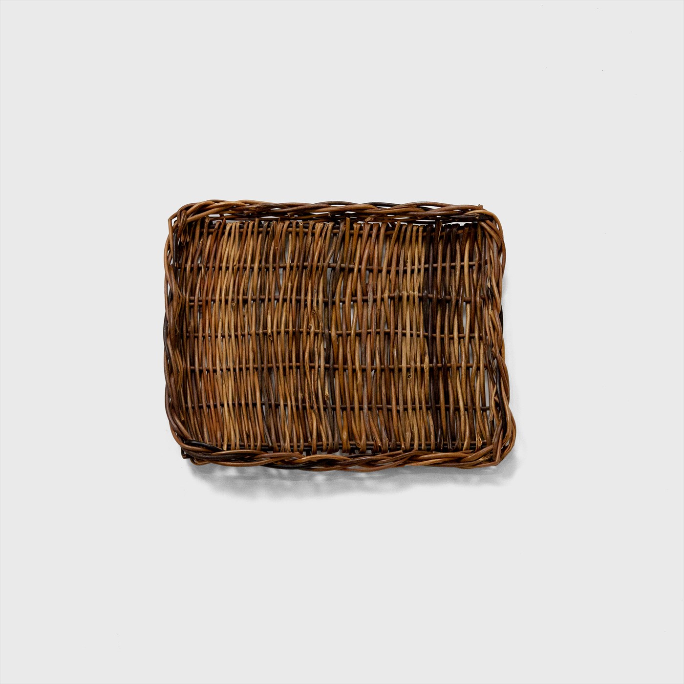 rattan square tray