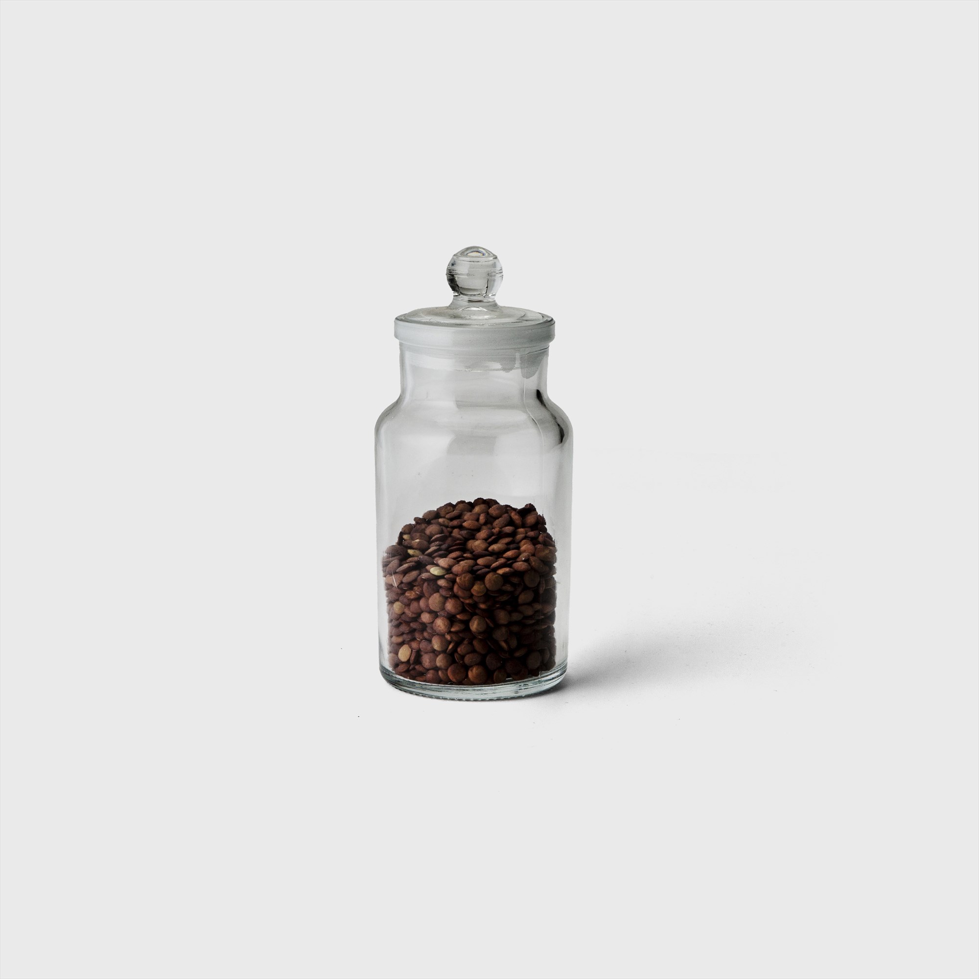 beans glass canister