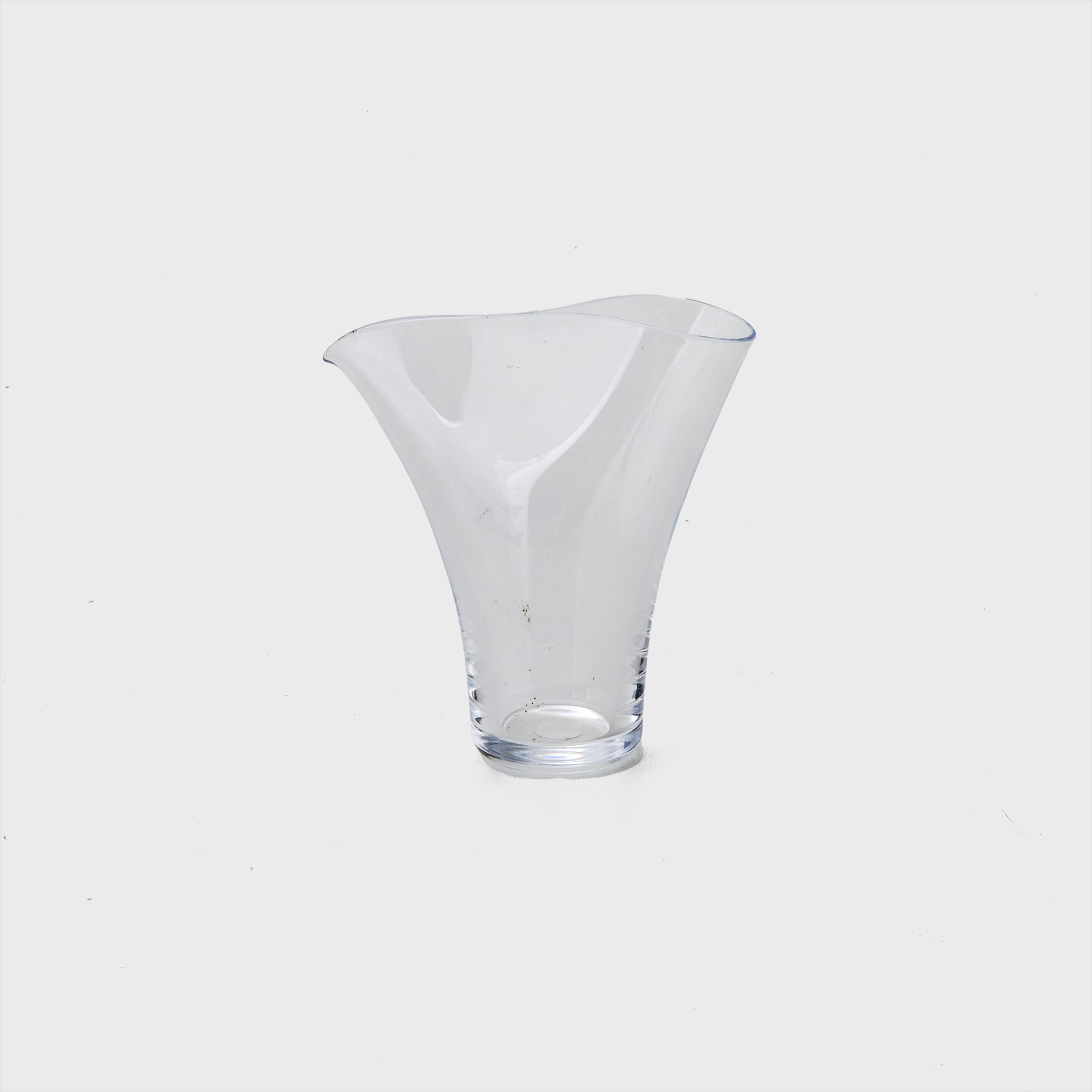 glass wave flower vase