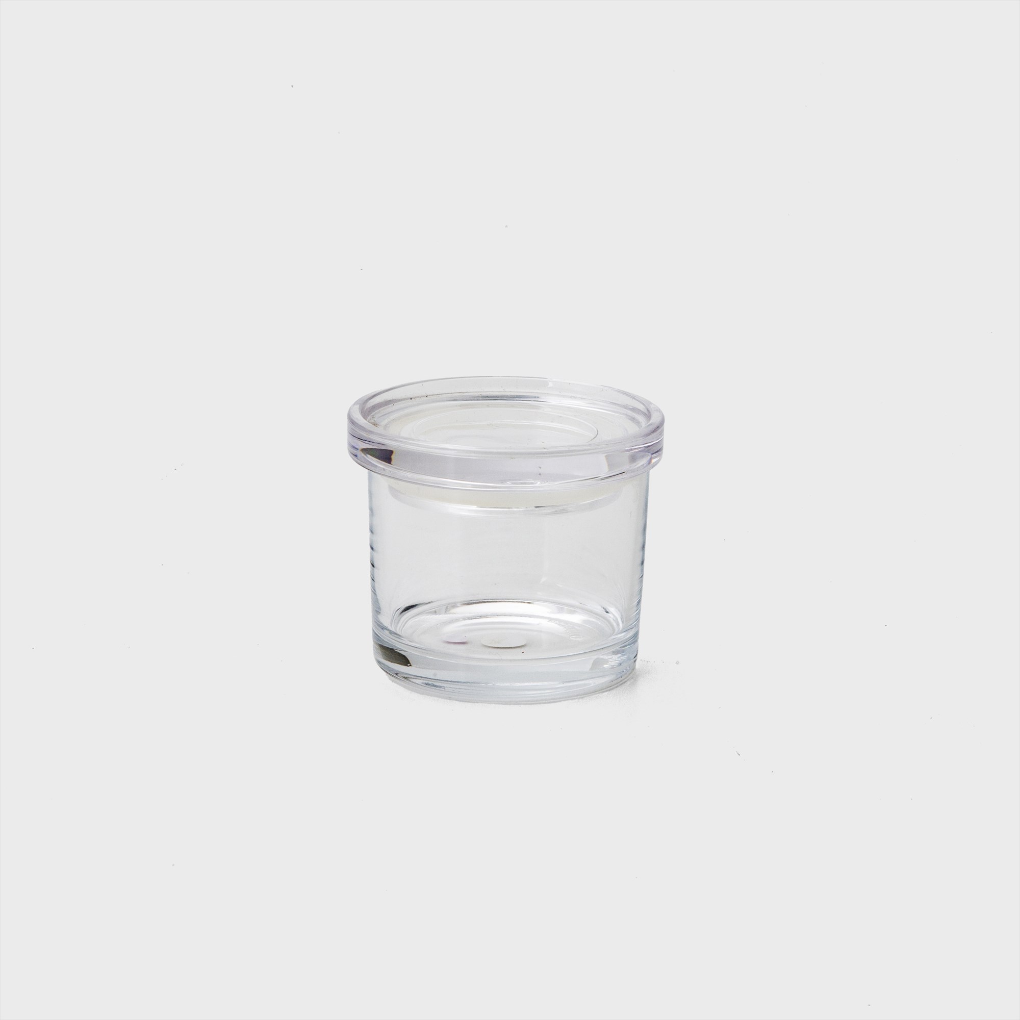 glass canister with lid mini