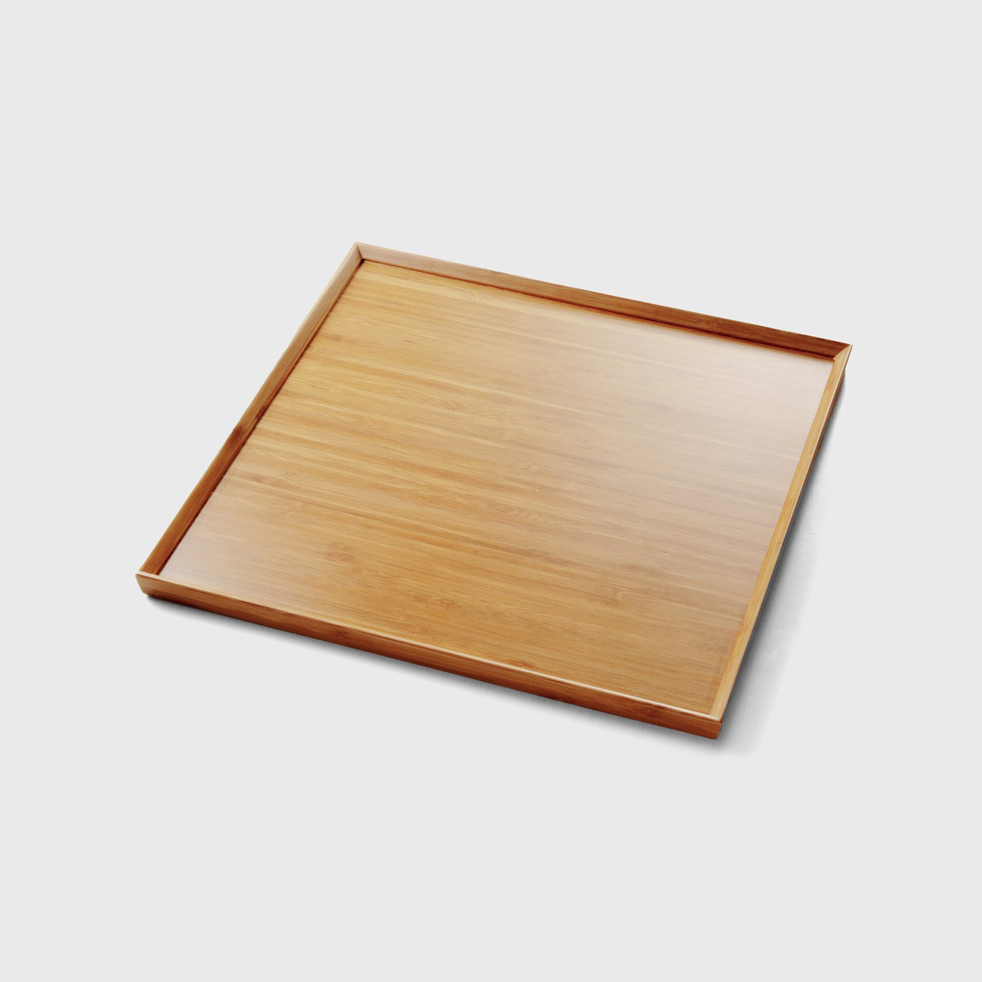 wood square tray