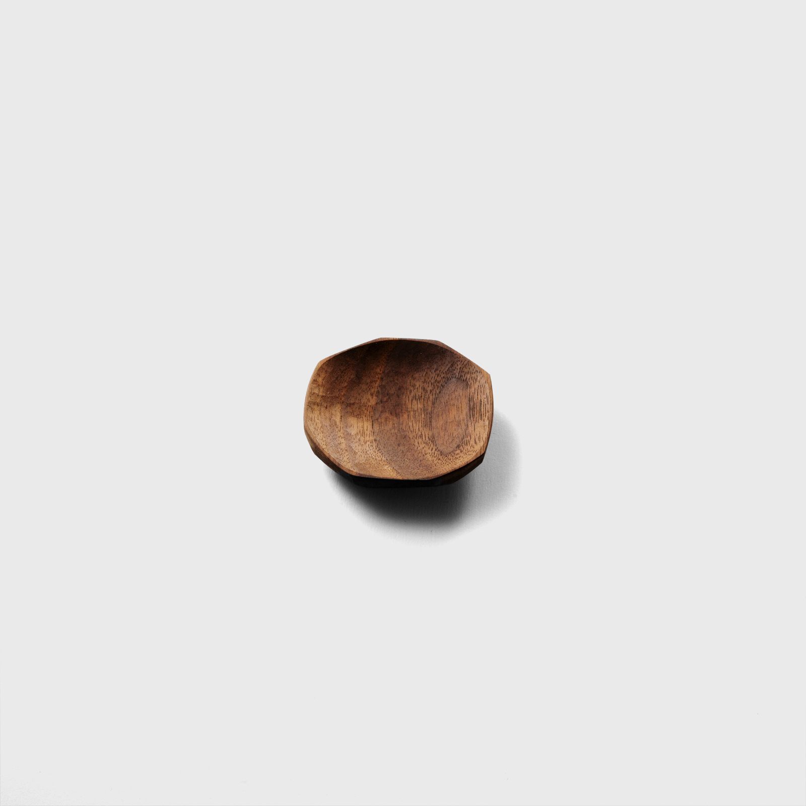 wood octagon small plate