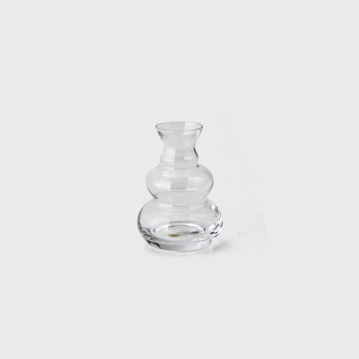 clear glass flower vase