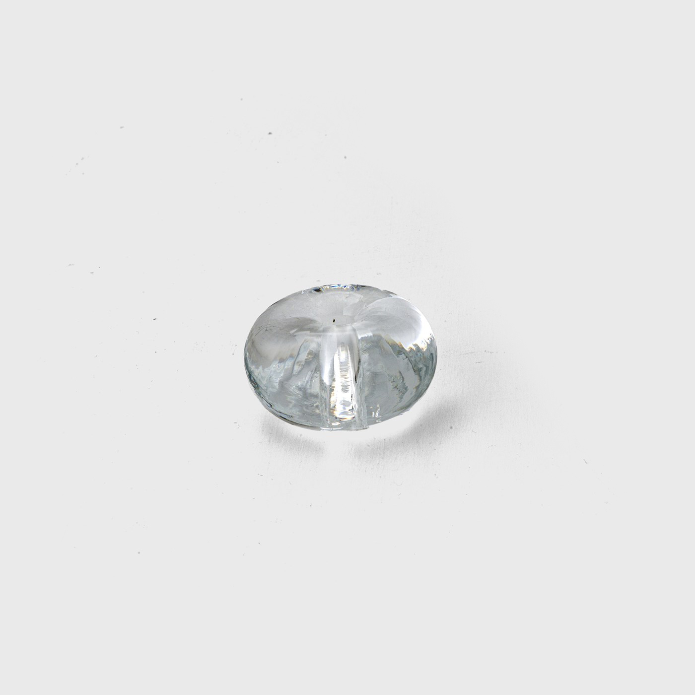 clear glass donut object