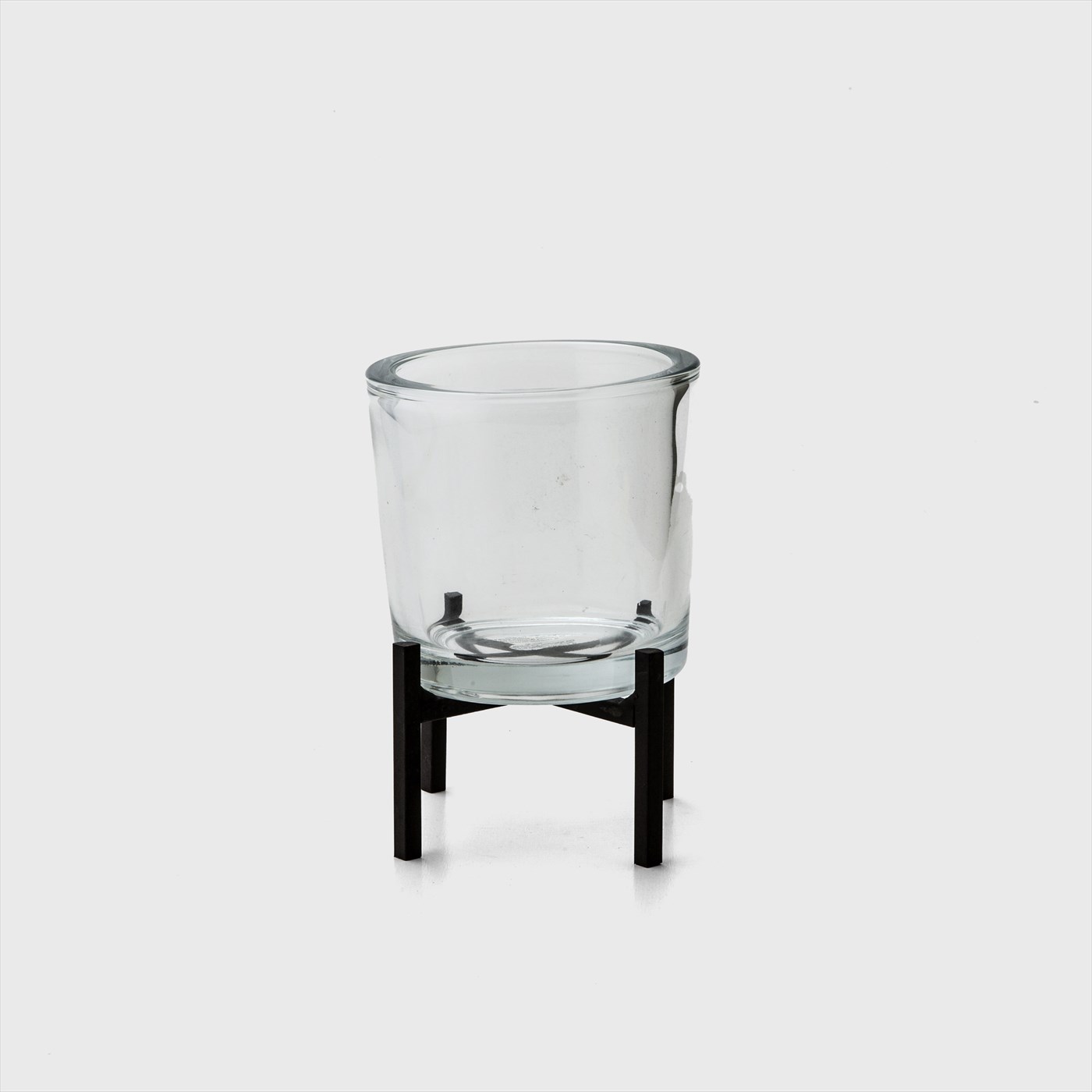 glass standing
candle holder