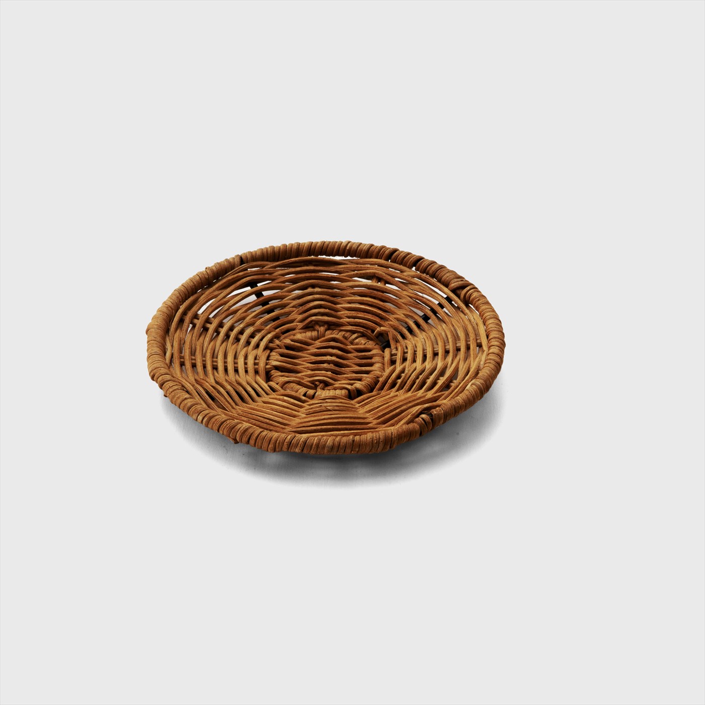 rattan round tray