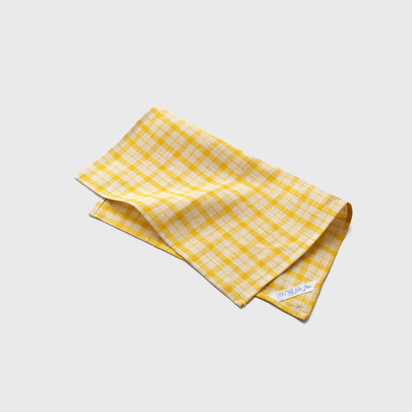 yellow check pattern cloth